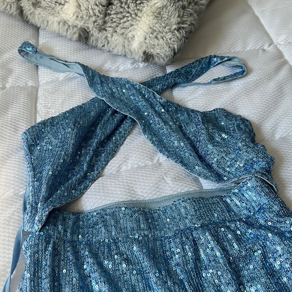 FN - Shine On Sequin Jumpsuit - blue - Picture 3 of 3